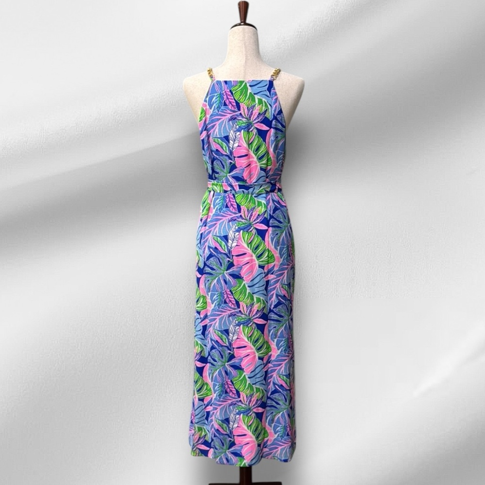 Lilly Pulitzer Joannah Silk Midi Dress - Picture 5 of 13
